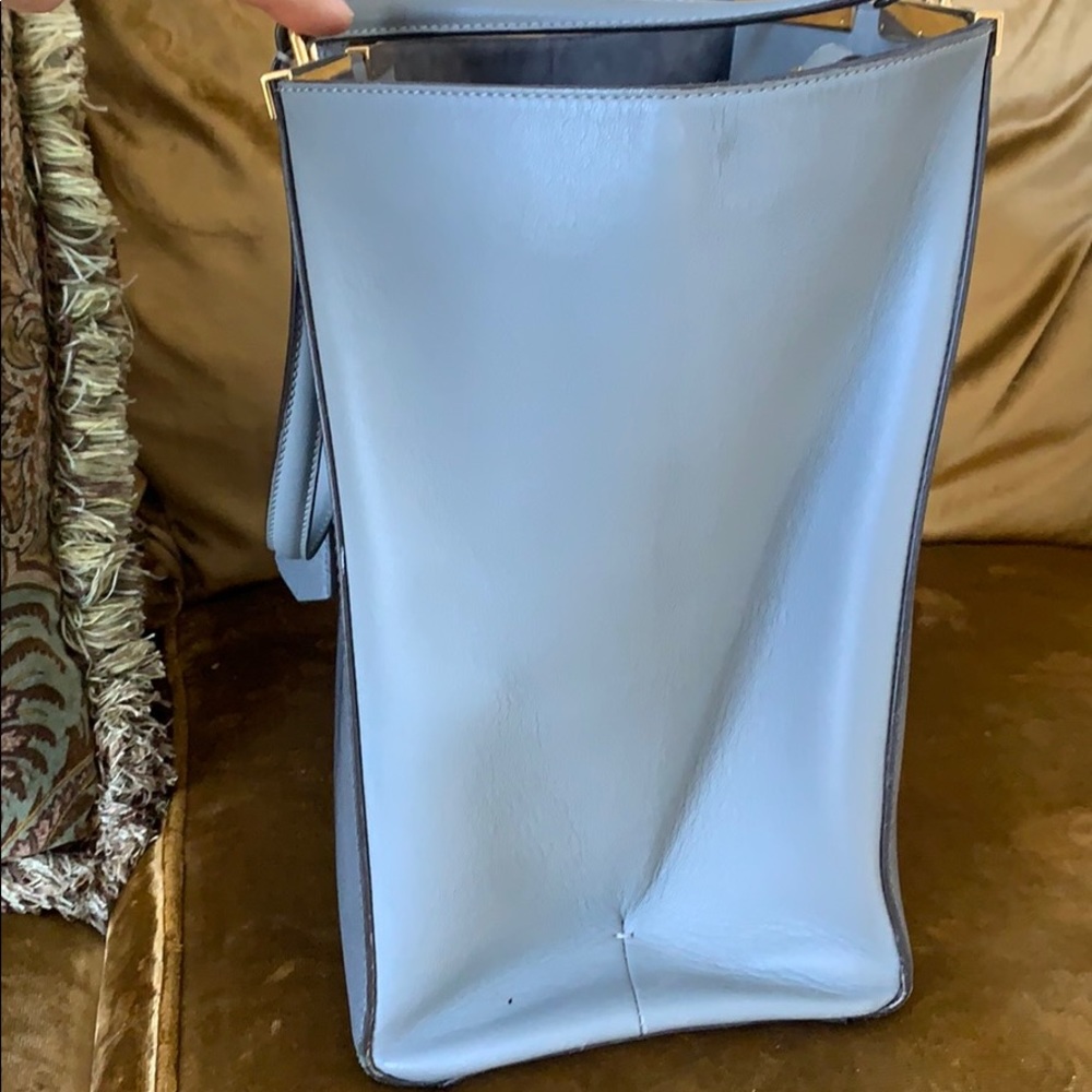 New no tags Fendi gray leather bag - Picture 10 of 15